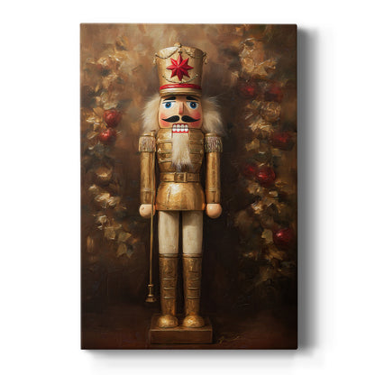 Candlelit Carol of Mistletoe - Canvas Art Print