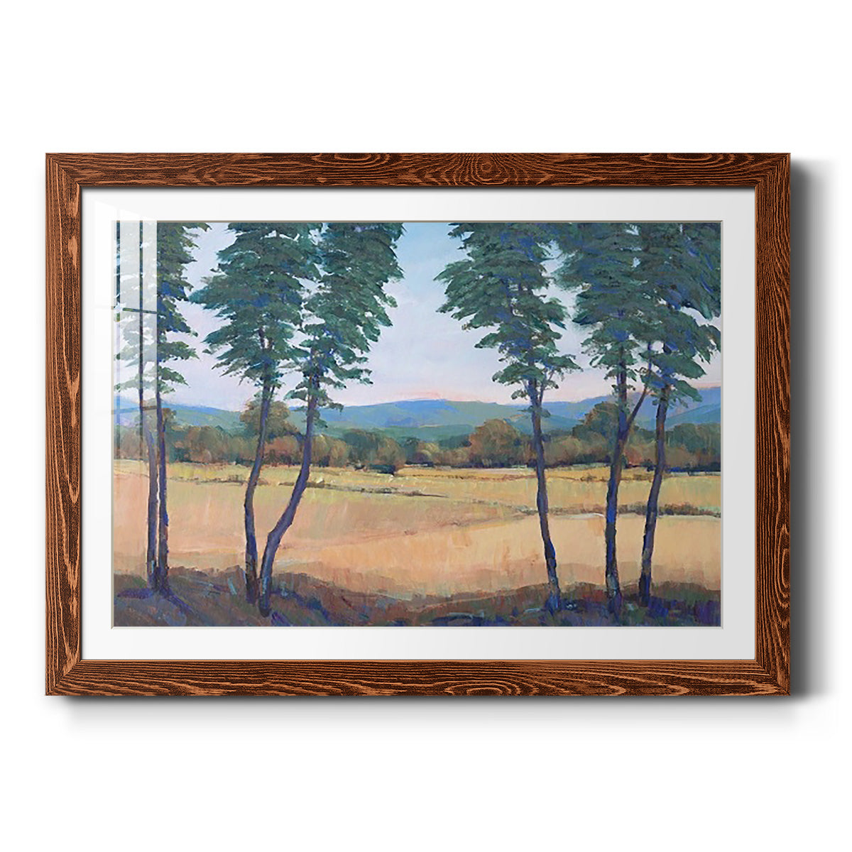 Still Morning II - Barnwood Framed Art Print