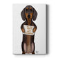 Love and Dachshund Premium Gallery Wrapped Canvas - Ready to Hang