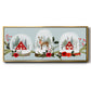 Snow Globe Village Collection D - Floater Framed Canvas Print