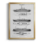 Industrial Ship - Modern Framed Canvas Print