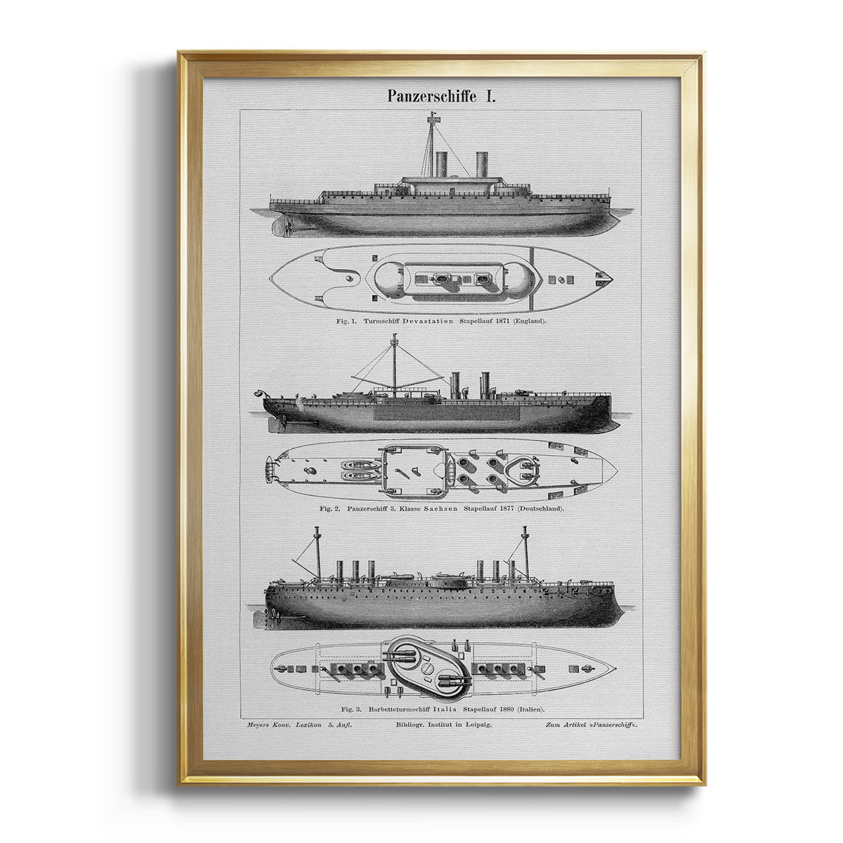 Industrial Ship - Modern Framed Canvas Print