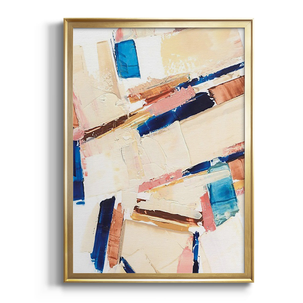 Pivot Point II - Modern Framed Canvas Print