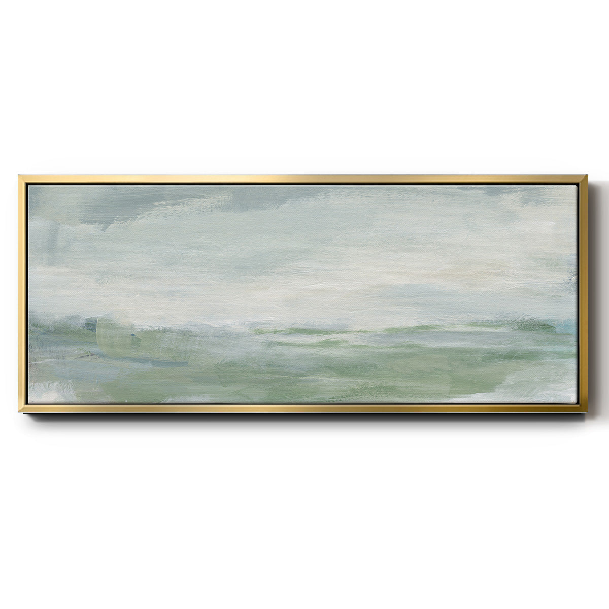 Coastal II - Floater Framed Canvas Print