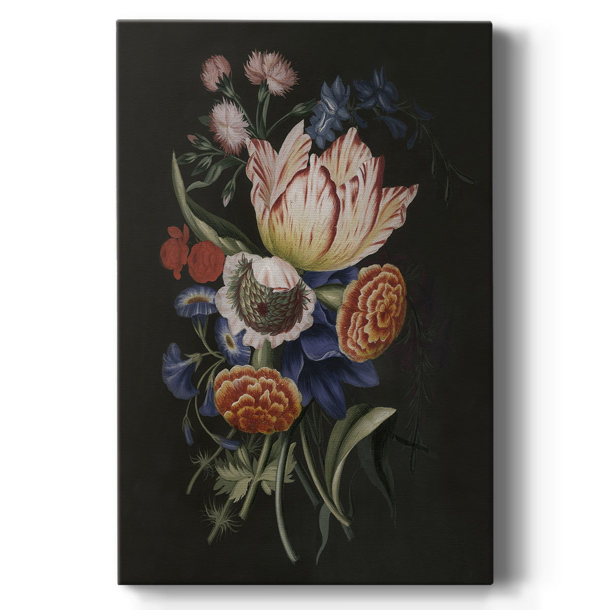 Dramatic Bouquet II Premium Gallery Wrapped Canvas - Ready to Hang