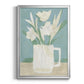 Muted Spring Arrangement III - Modern Framed Canvas Print