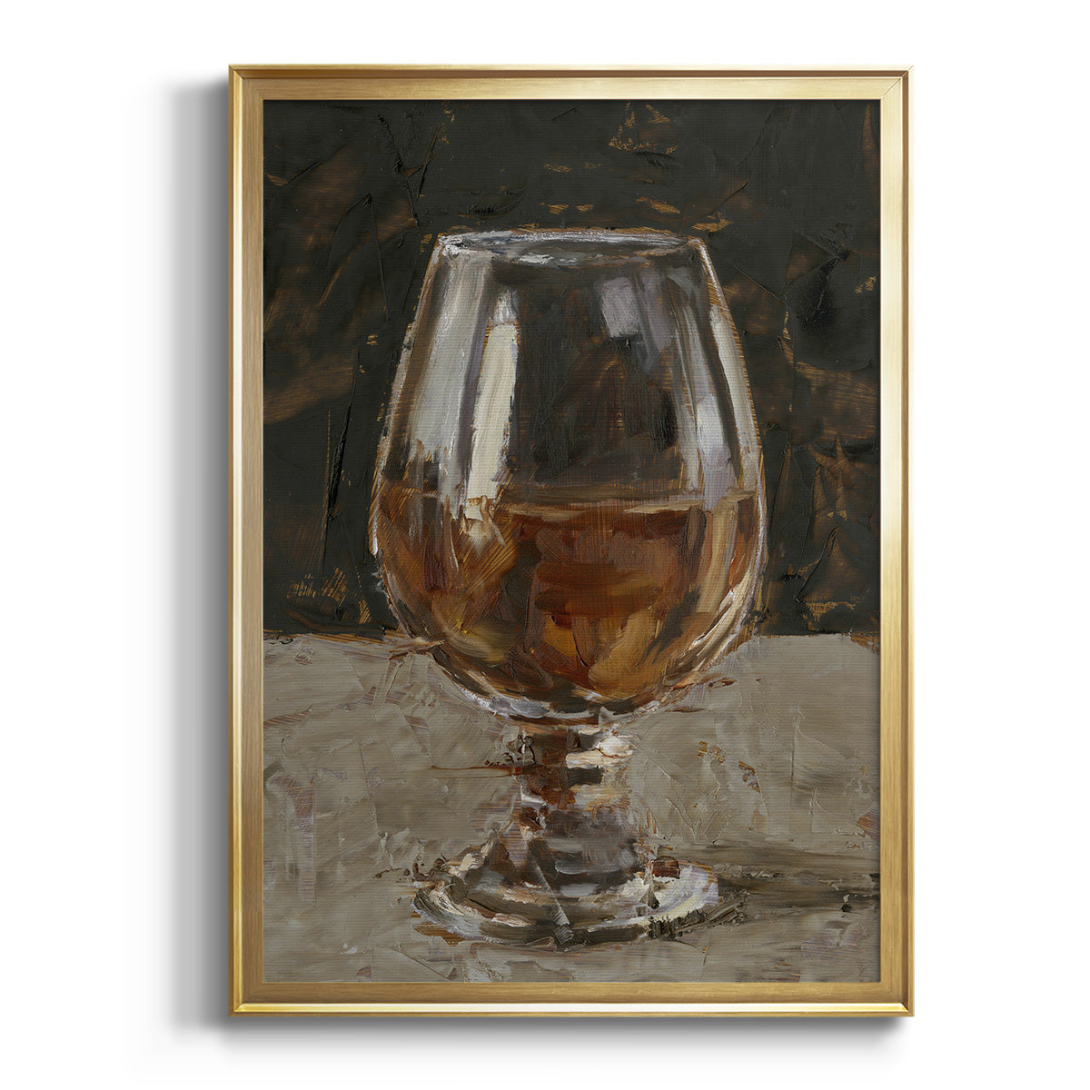 The Hard Stuff III - Modern Framed Canvas Print