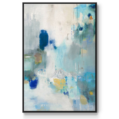 Celeste Motion II - Framed Premium Gallery Wrapped Canvas L Frame - Ready to Hang