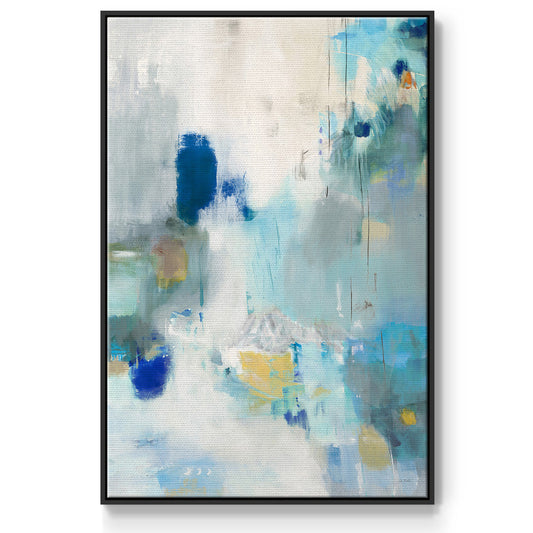 Celeste Motion II - Floater Framed Canvas Print