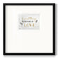 Small Things Gold Premium Framed Print Double Matboard