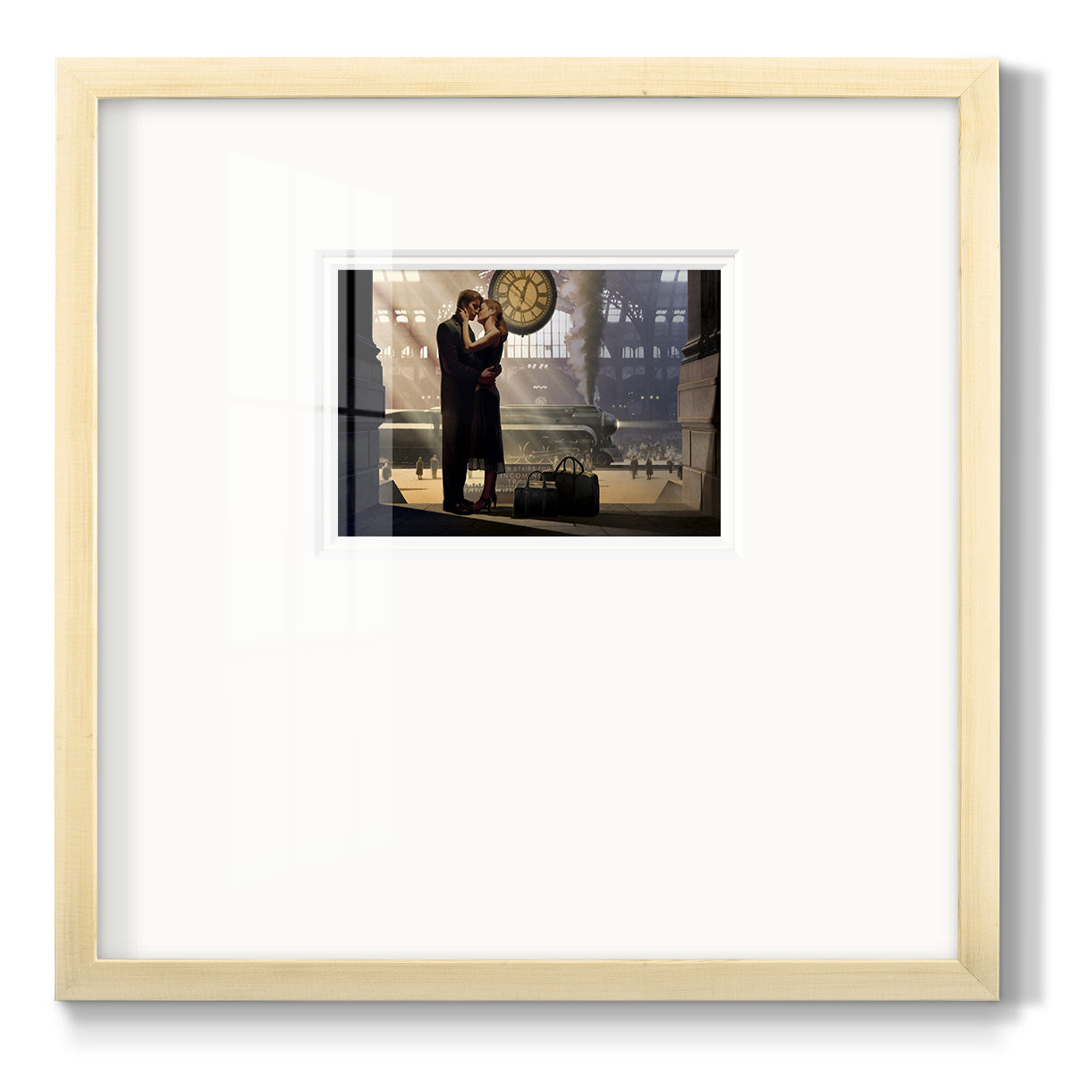 Au Revoir - Double Matboard Framed Print
