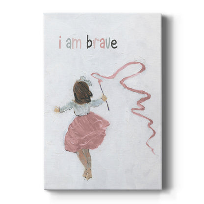 Girl Catching Wind - Canvas Art Print