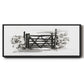 European Farm Collection XIII - Floater Framed Canvas Print