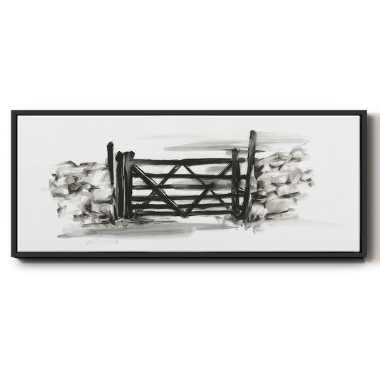 European Farm Collection XIII - Floater Framed Canvas Print