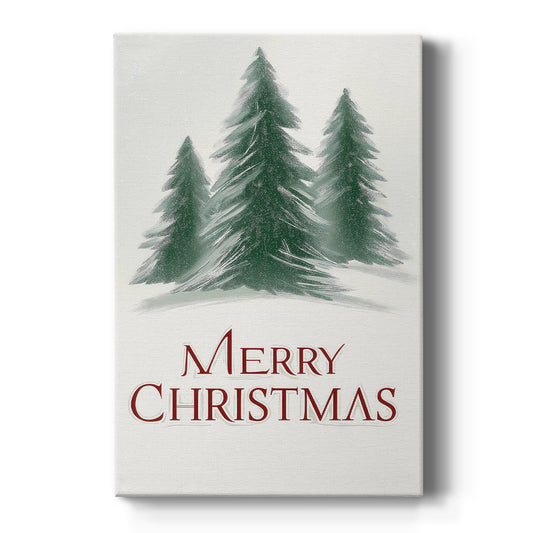 Frostlit Snow Blessing - Canvas Art Print