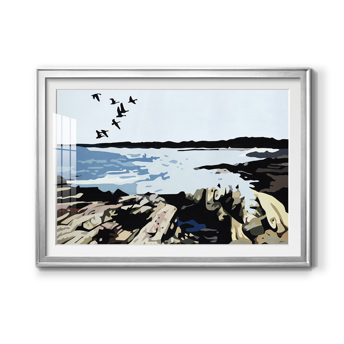 Maine Event - Modern Framed Art Print