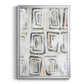 Sand Glyphs IV - Modern Framed Canvas Print