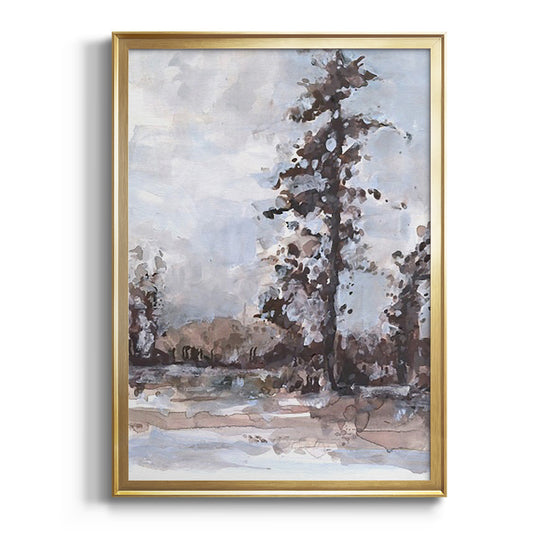 Vintage Tree Moment II - Modern Framed Canvas Print