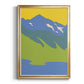Bright Glacial Lake I - Modern Framed Canvas Print