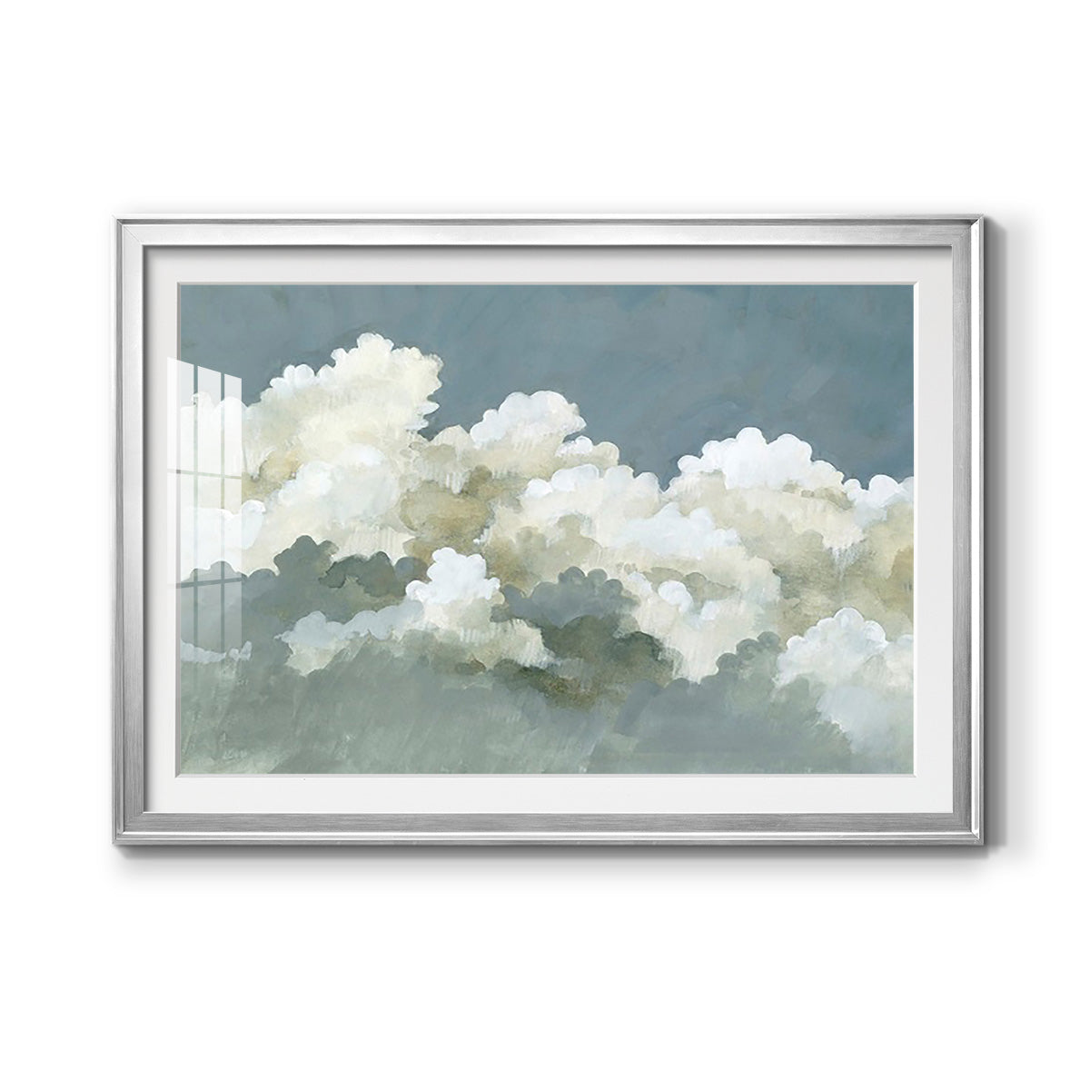 Big Clouds III - Modern Framed Art Print