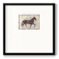 Iron Equine II - Double Matboard Framed Print