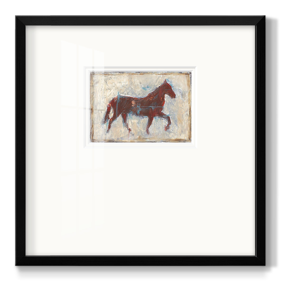 Iron Equine II - Double Matboard Framed Print