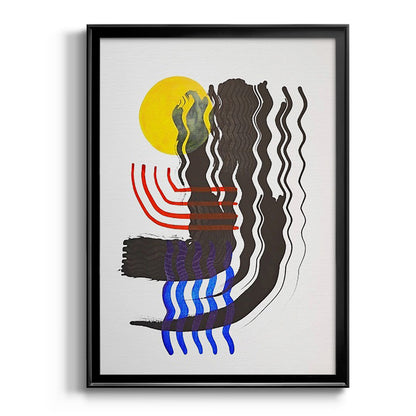 Shifting II - Modern Framed Canvas Print