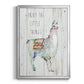 Llama Little Things - Modern Framed Canvas Print