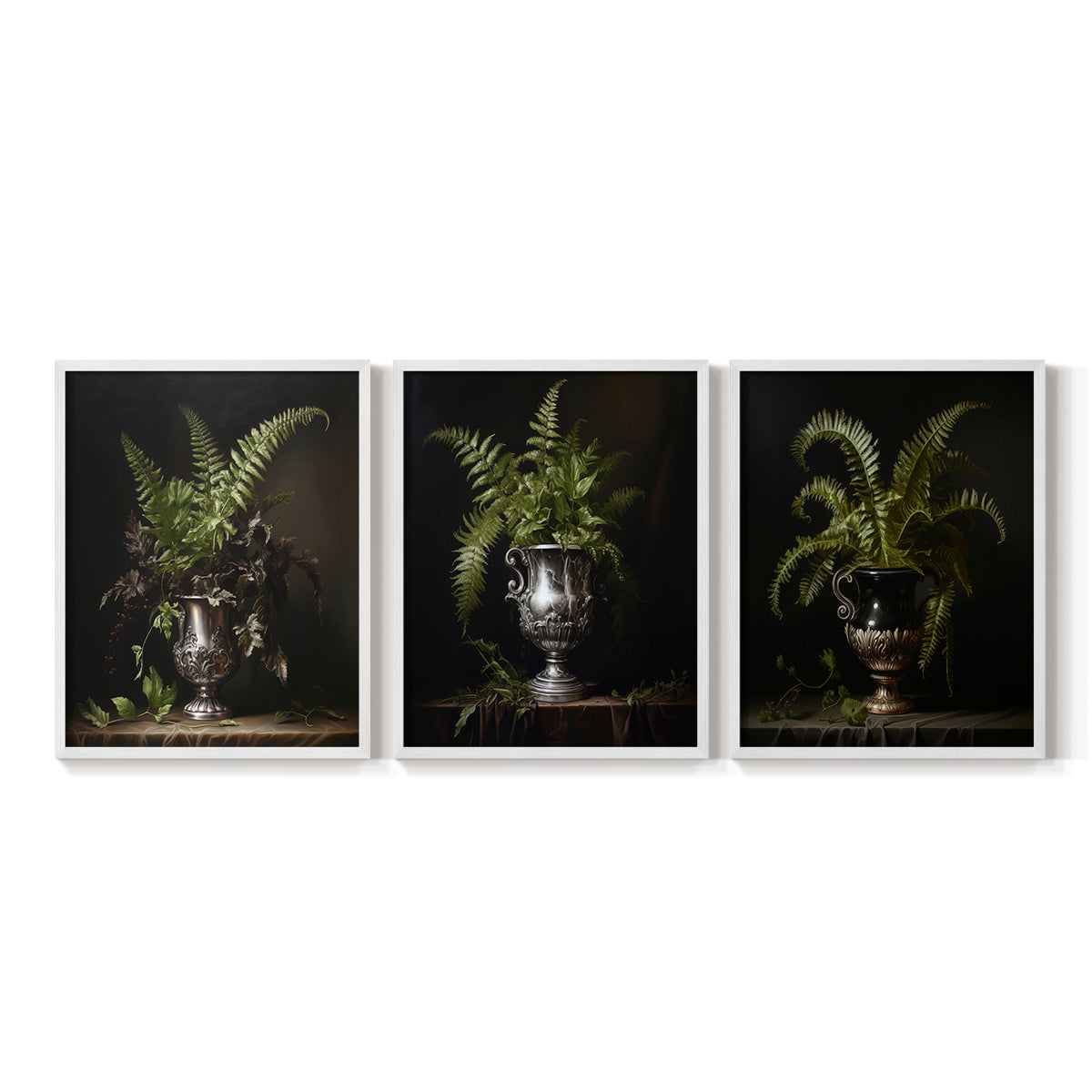 Floral Study Series LXXI - Restickable Framed Art Set