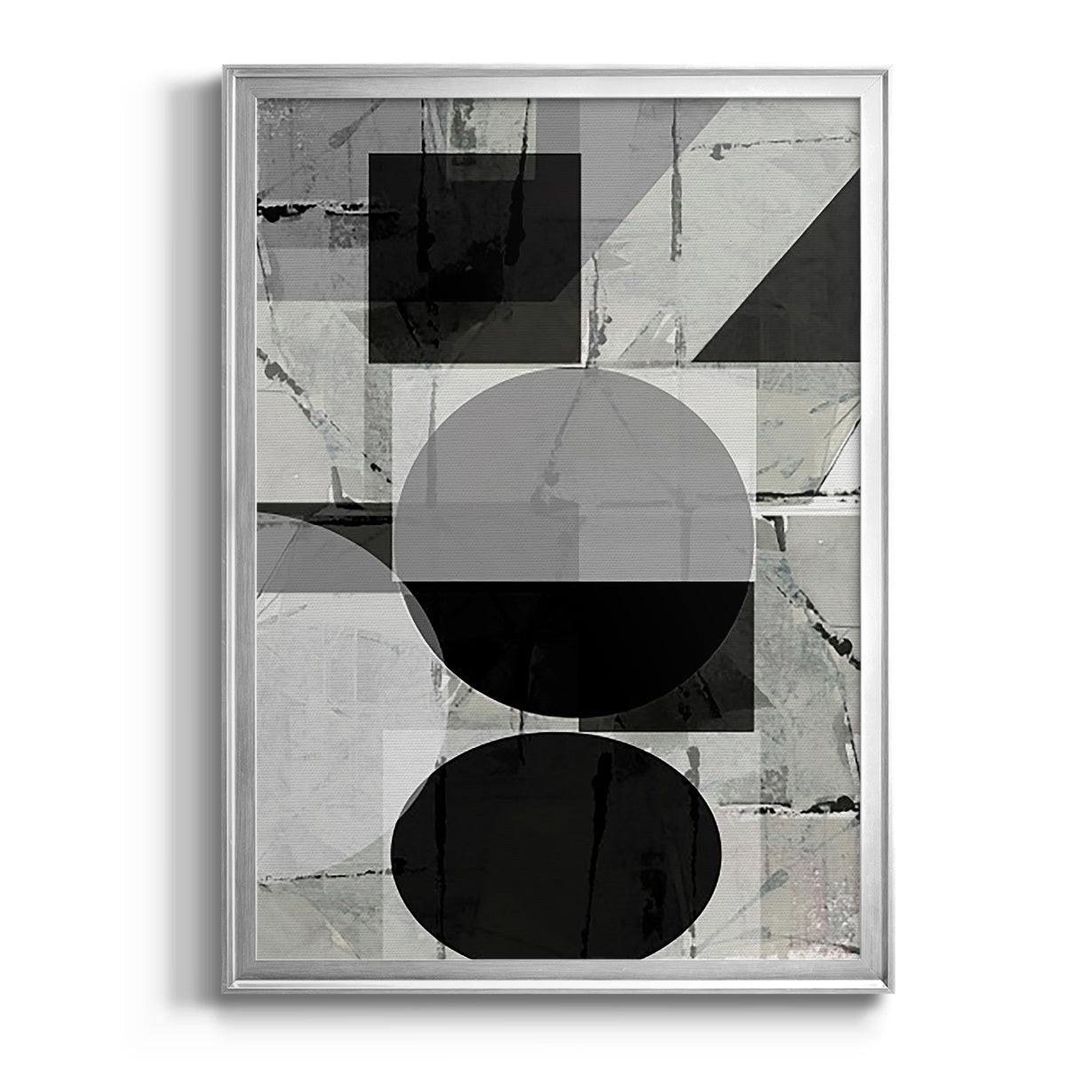 Abstract Neutrality II - Modern Framed Canvas Print