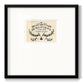 Antique French Label IV - Double Matboard Framed Print