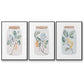 Muted Spring Arrangement I - Floater Framed Canvas Set