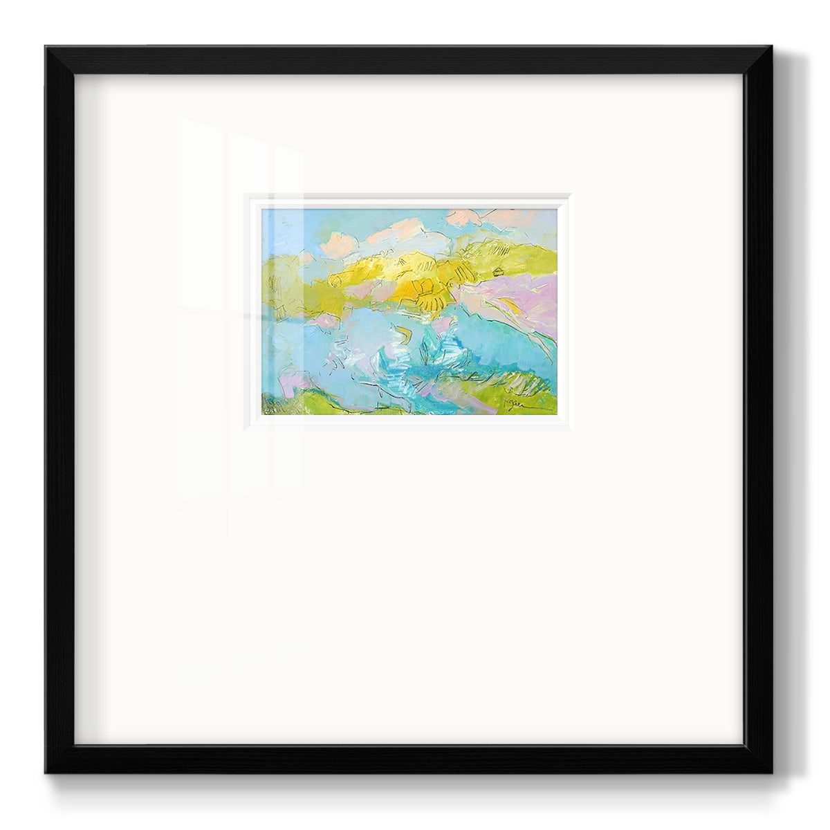 Learning to Fly - Double Matboard Framed Print