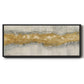 Golden Stream - Floater Framed Canvas Print