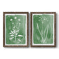 Green Botanical I - Premium Framed Canvas 2 Piece Set - Ready to Hang