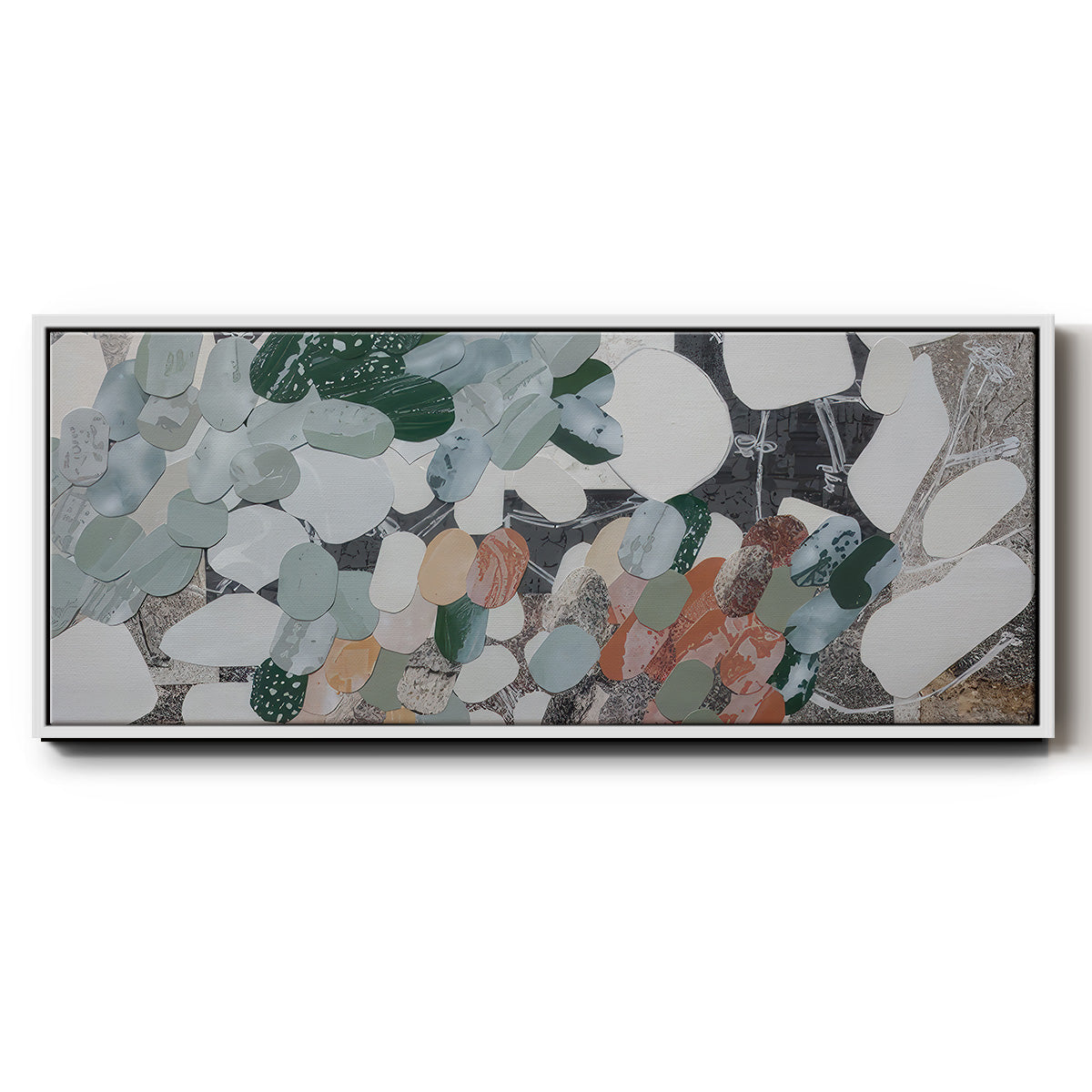 Antelope Canyon Run II - Floater Framed Canvas Print