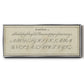 Manuscript Sampler IV - Floater Framed Canvas Print
