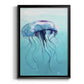 Jelly Fish - Modern Framed Canvas Print