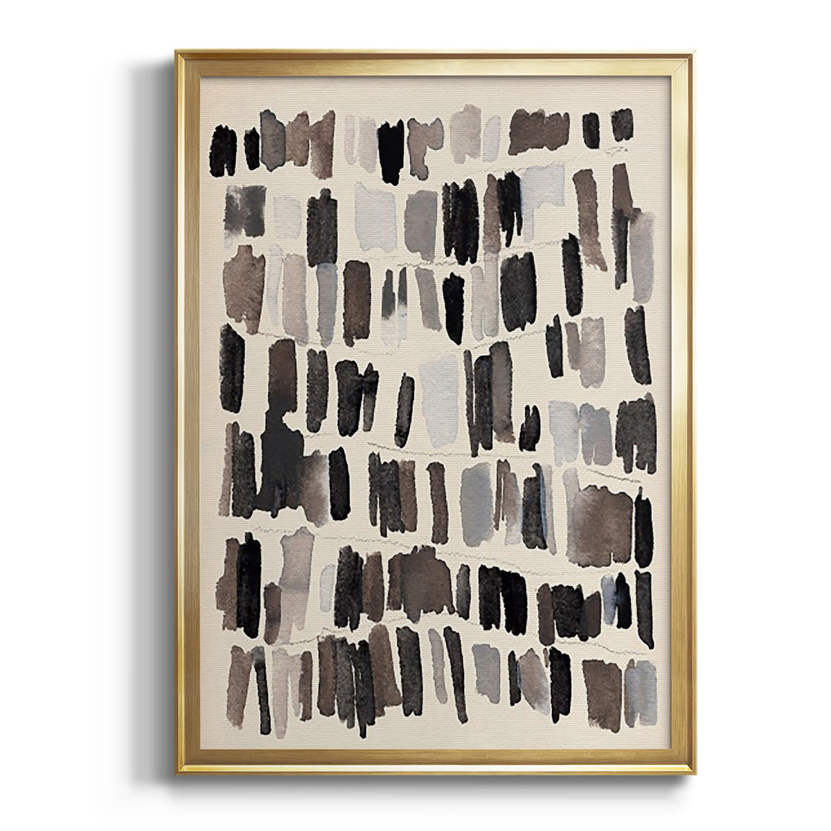 Chalk and Flint IV - Modern Framed Canvas Print