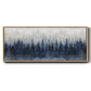 Misty Indigo Forest - Floater Framed Canvas Print