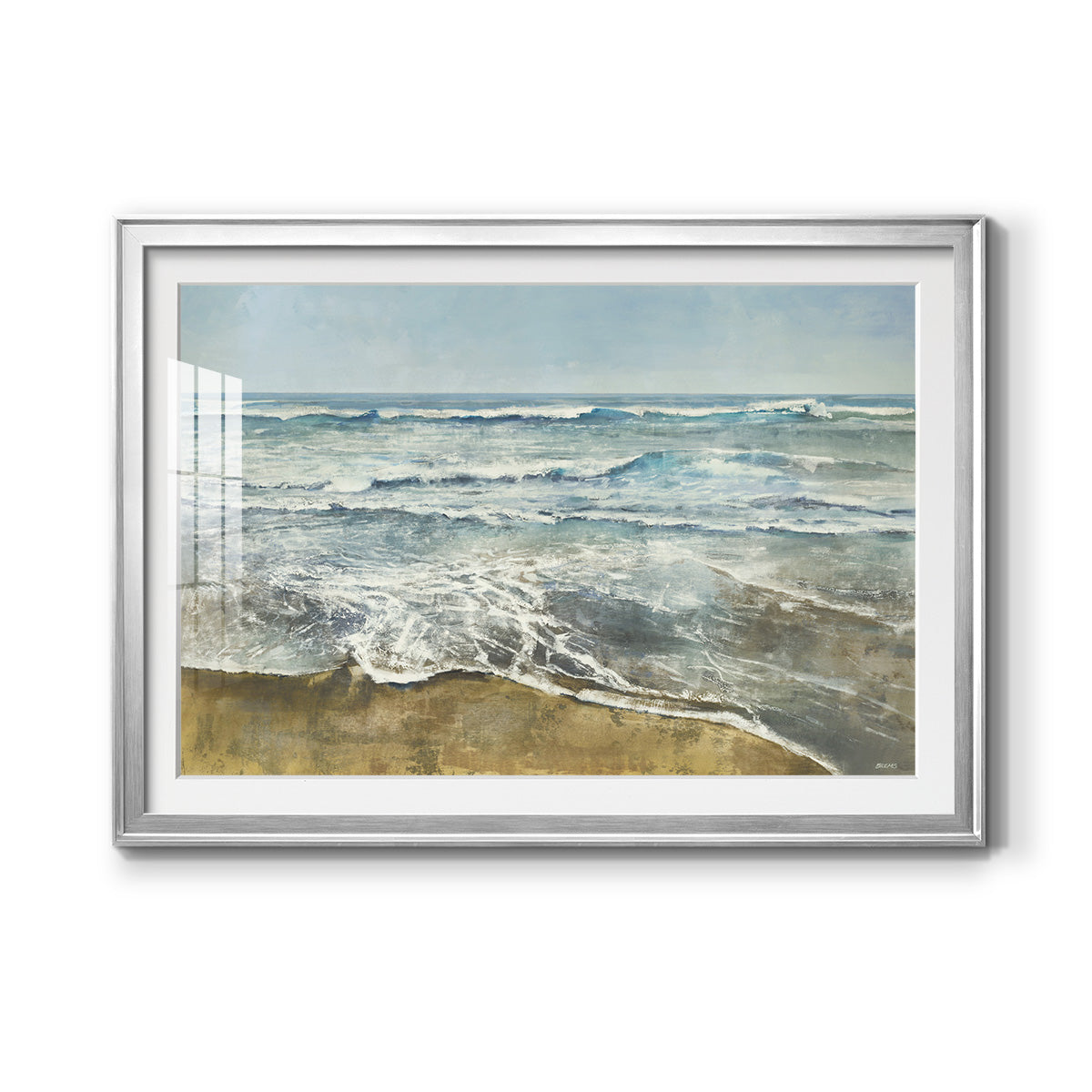 BEACHCOMBING Premium Framed Print - Ready to Hang