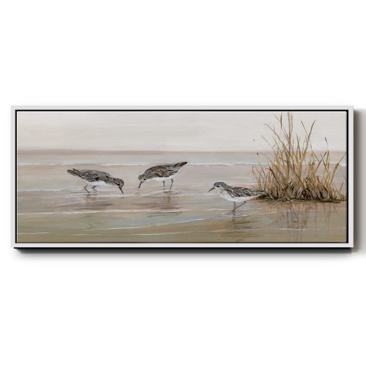 Early Risers II - Floater Framed Canvas Print