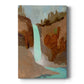 Turquoise Falls I Premium Gallery Wrapped Canvas - Ready to Hang