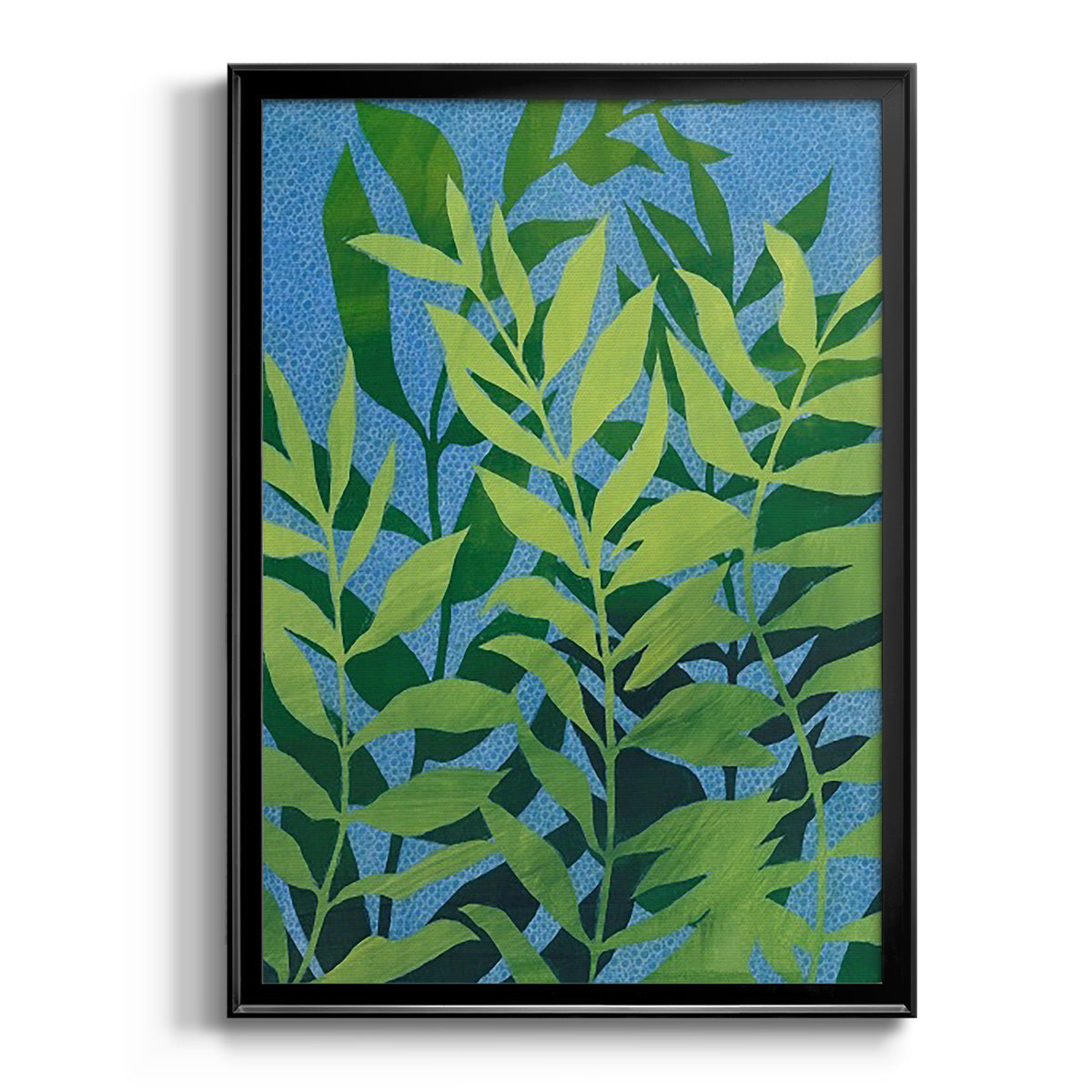 Ocean Vines II - Modern Framed Canvas Print