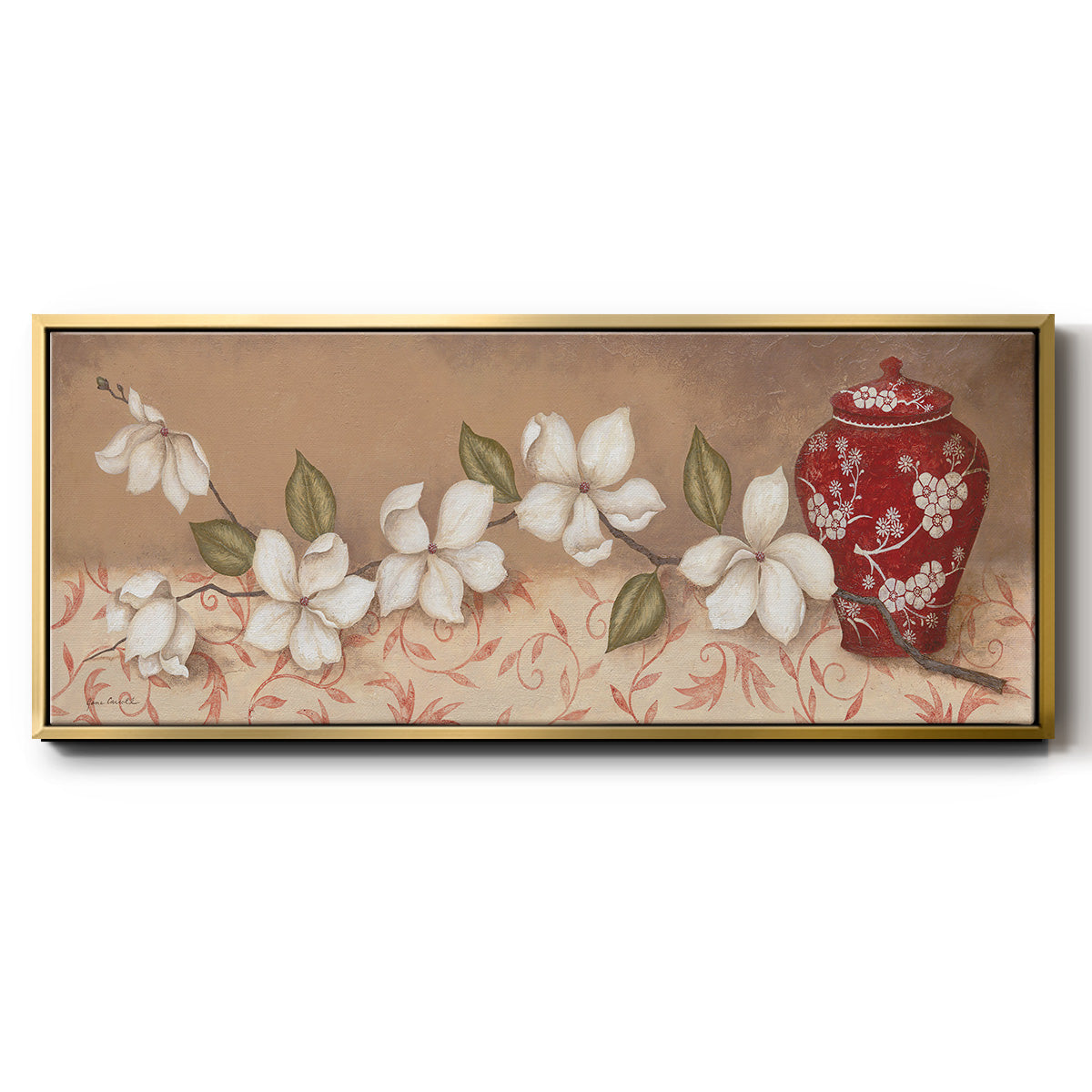 Mantle Masterpiece II - Floater Framed Canvas Print