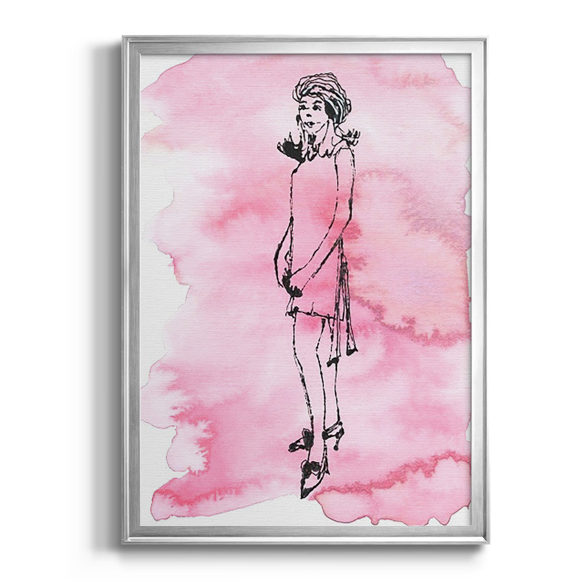 60's Fab II - Modern Framed Canvas Print