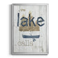 Lake Calls Me - Modern Framed Canvas Print