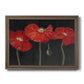 Poppy Trio I Premium Framed Canvas- Ready to Hang