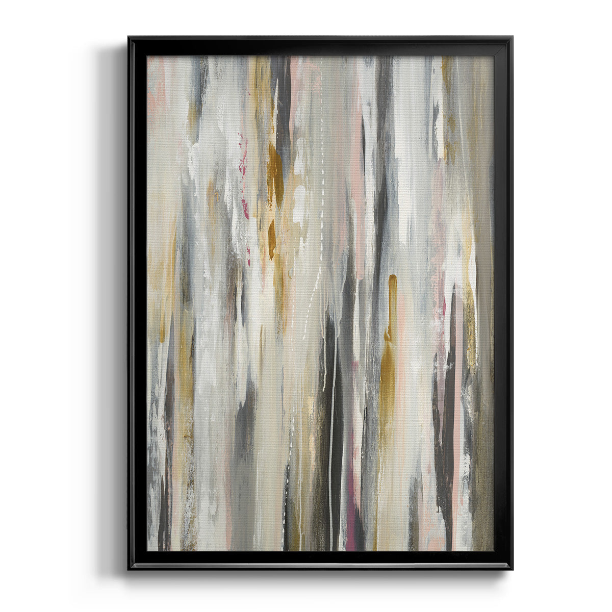 Color Ripple - Modern Framed Canvas Print