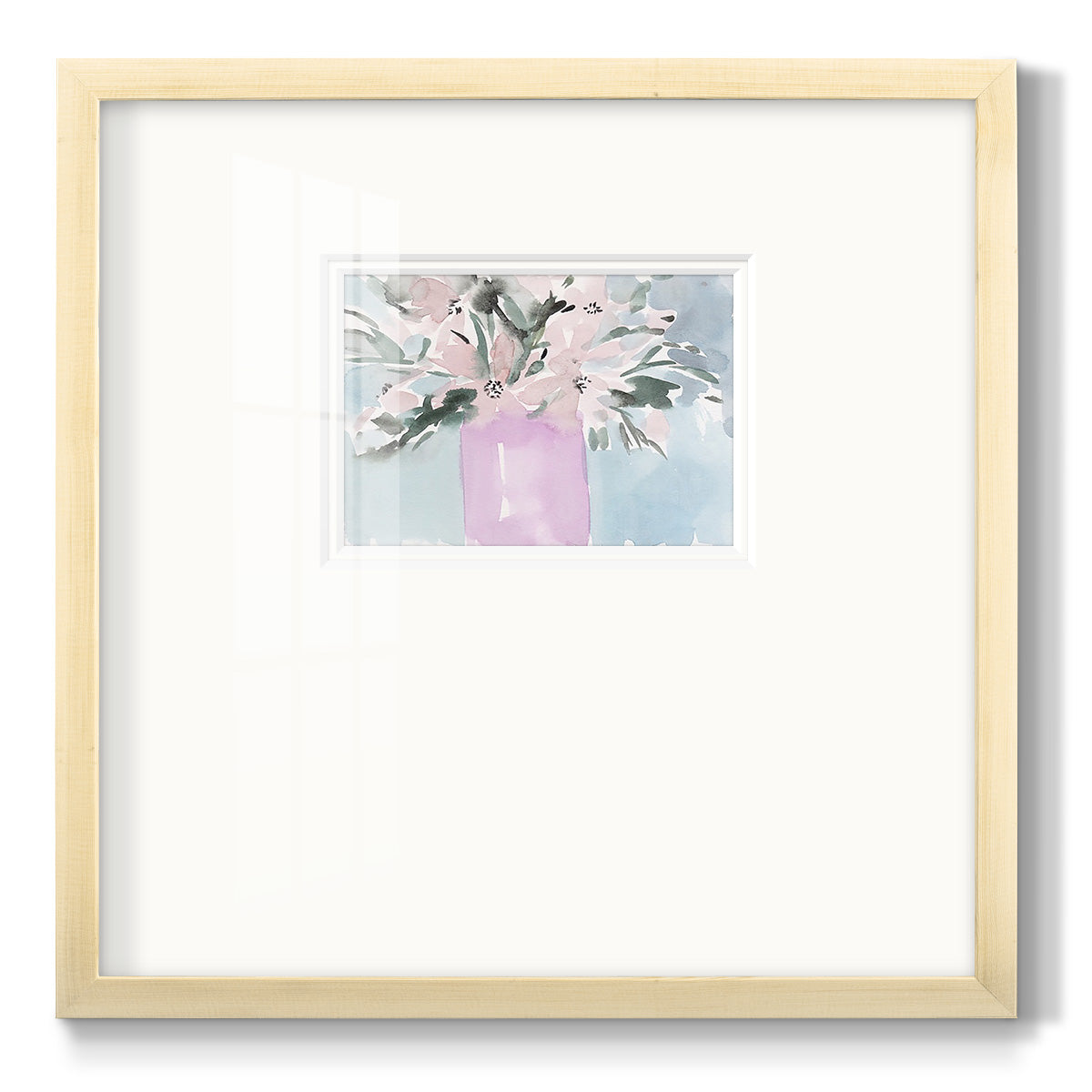 Broken Flowers II - Double Matboard Framed Print